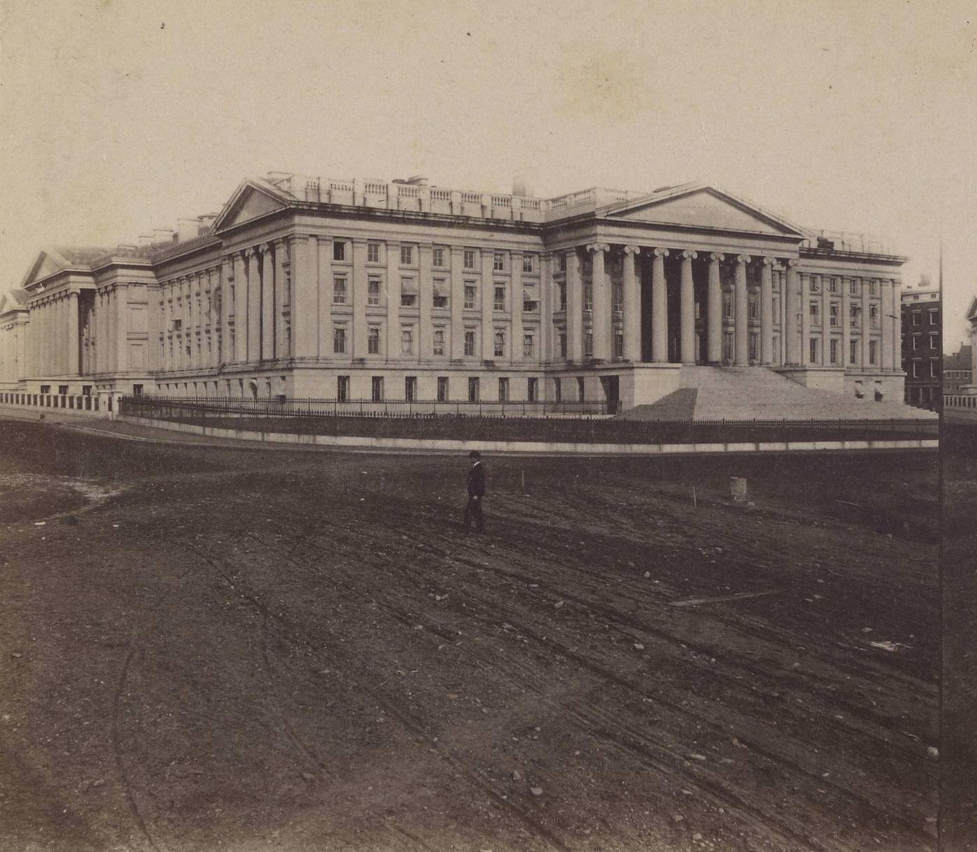 The U.S. Treasury from the South West, Washington, D.C., 1866