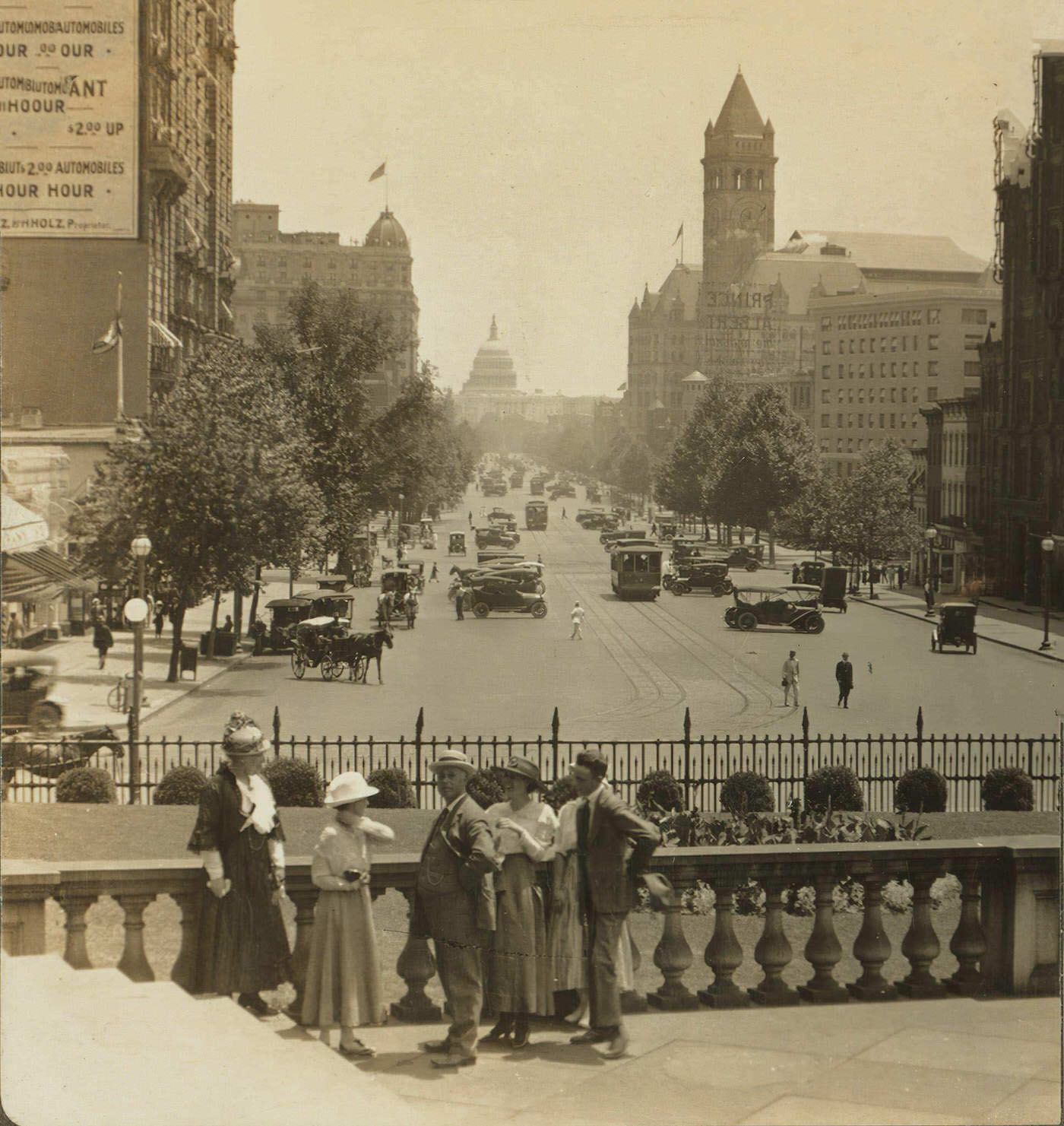 Pennsylvania Avenue, S.E. Treasury, Capitol, Washington, D.C, 1865