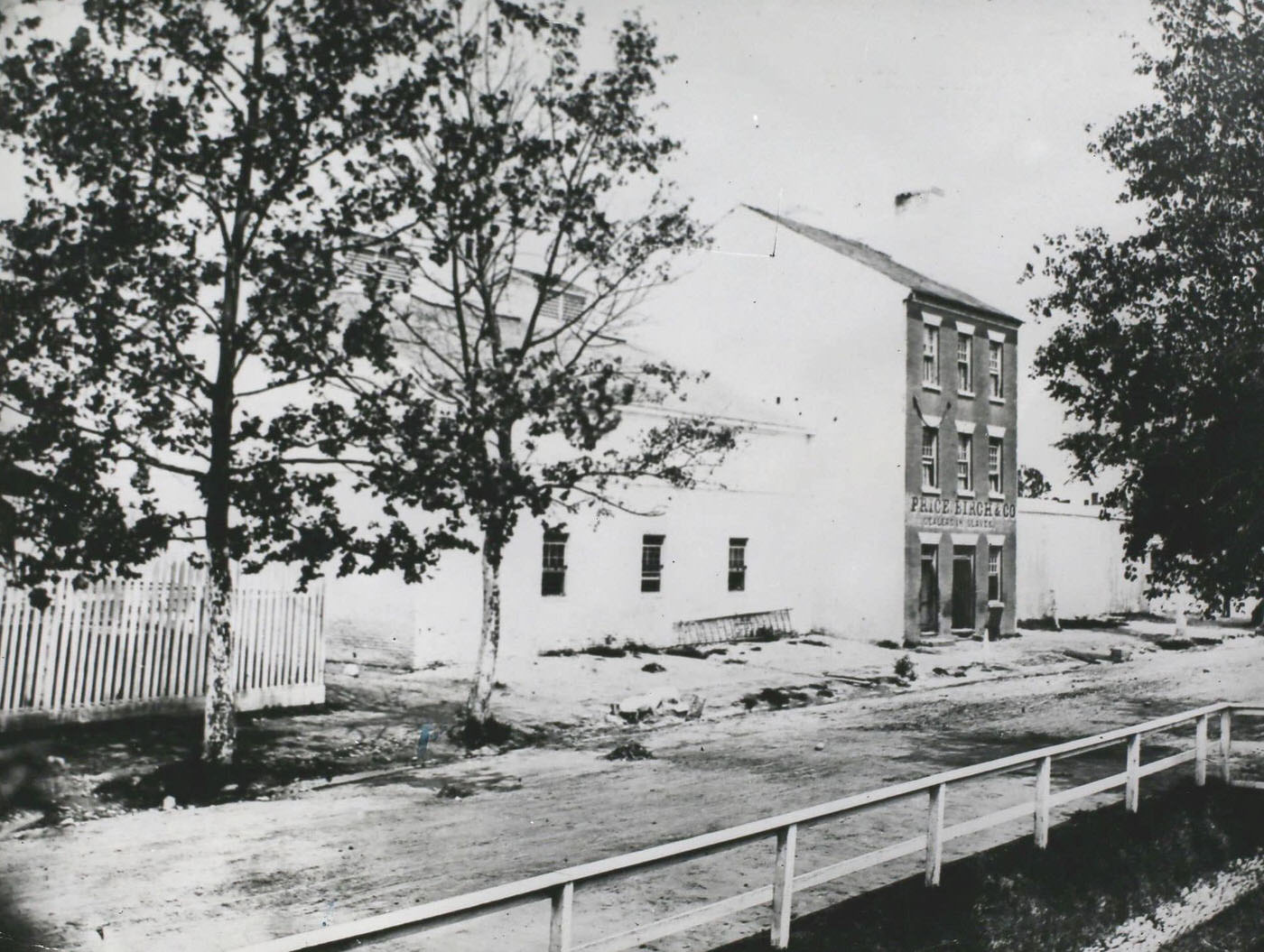 The premises of Price, Birch & Co., dealers in slaves, Washington, D.C., 1865