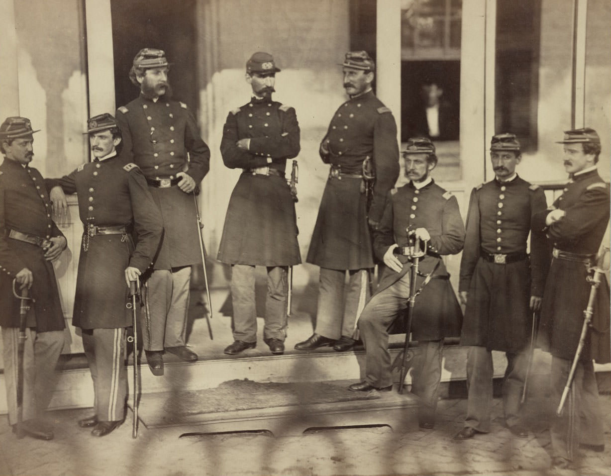 Officers of 71st N. Y. S. M., Navy Yard, Washington, D.C., 1861.