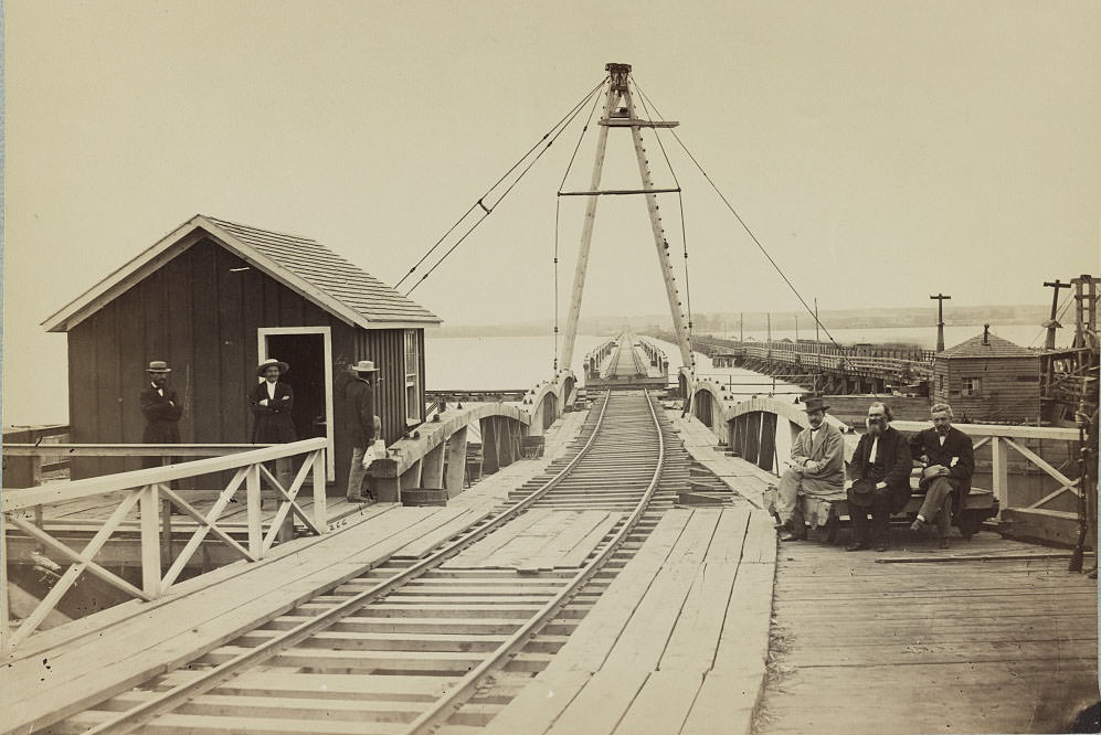 Long Bridge, Washington, D.C., 1865