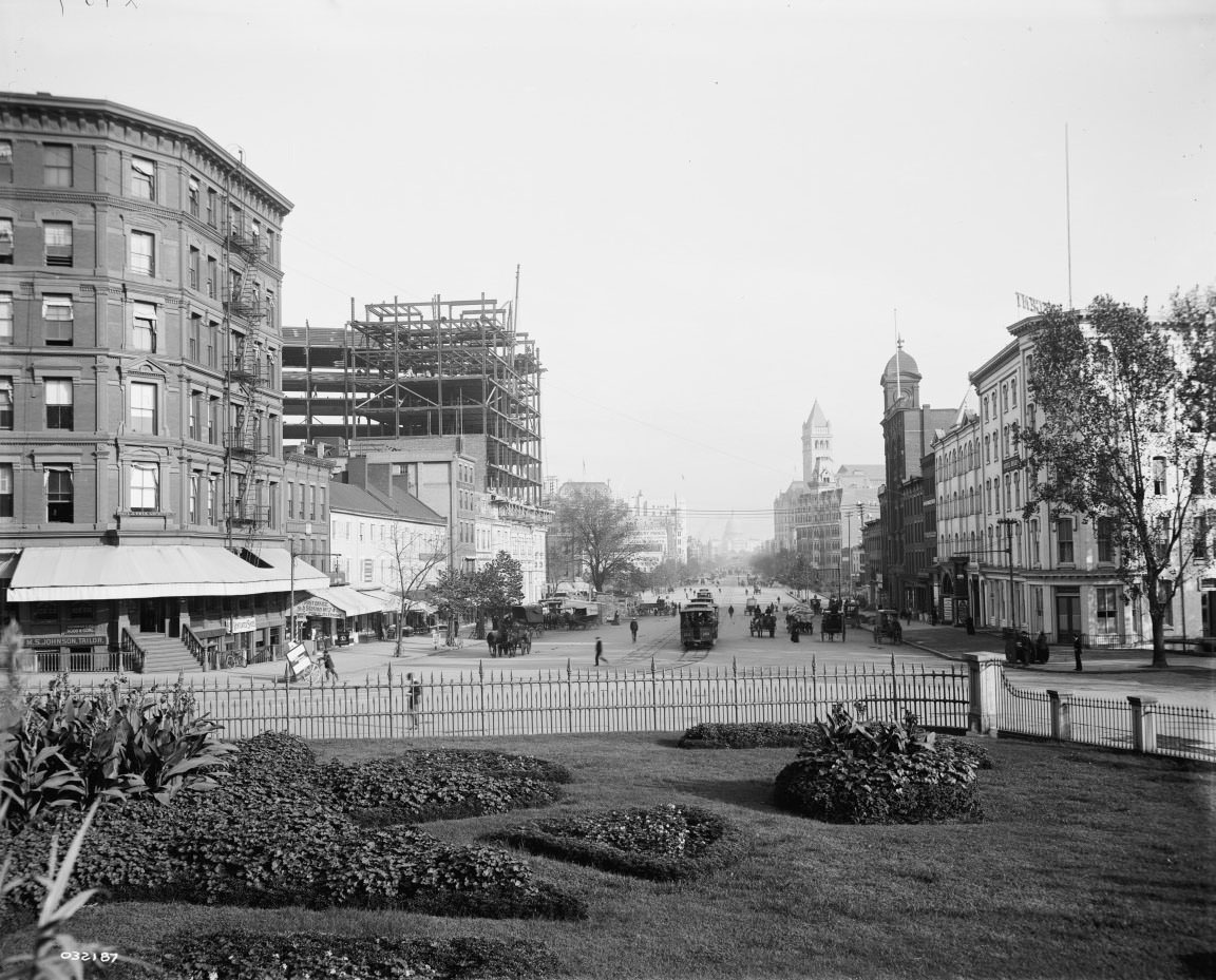 Pennsylvania Avenue from Treasury Building, Washington, D.C.