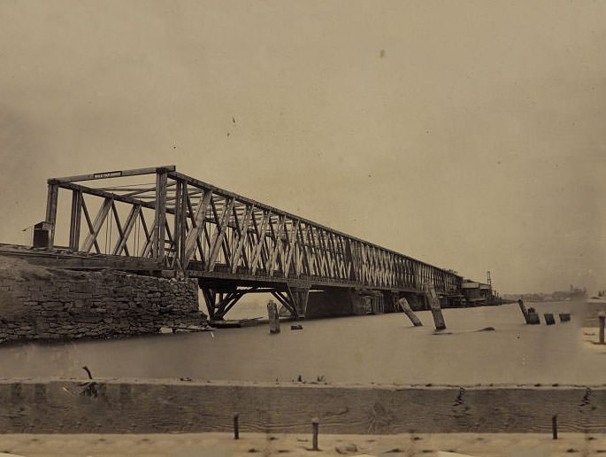 Long Bridge, Washington, D.C., 1861