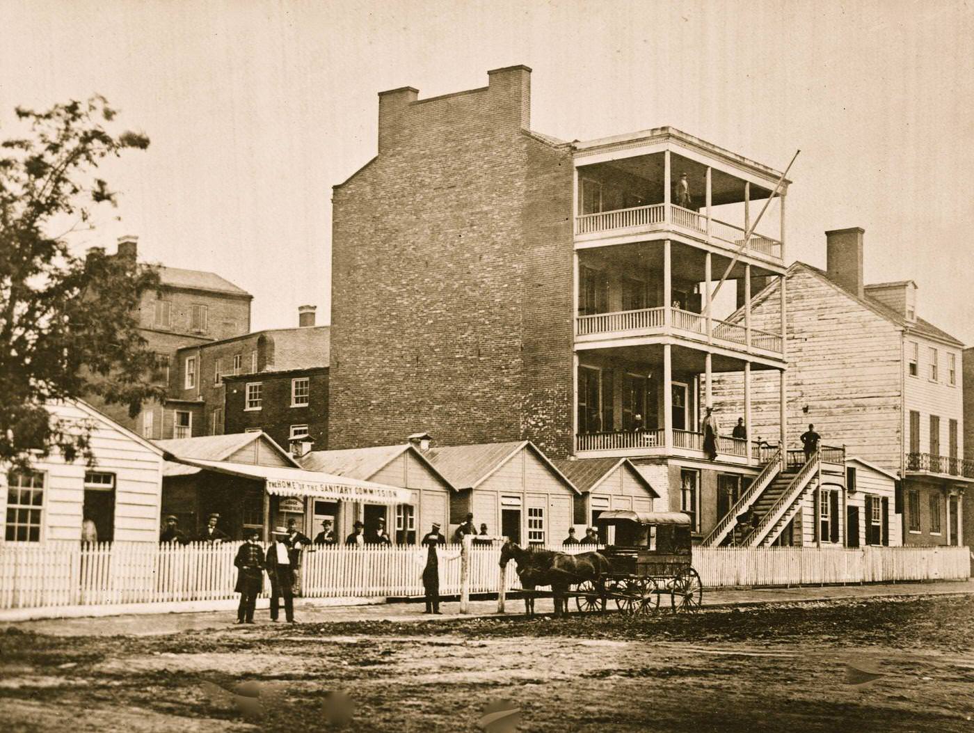 Home of the Sanitary Commission, Washington, D.C., 1863