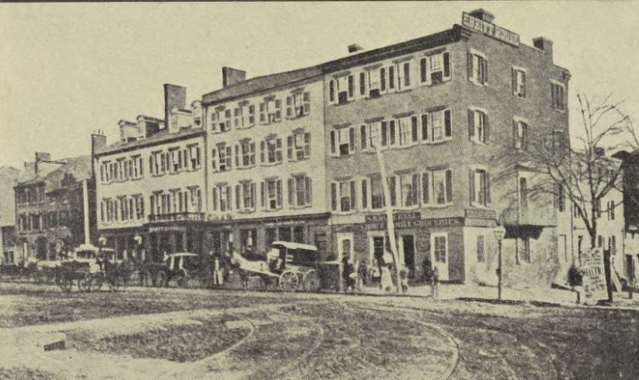 Old Ebbitt Hotel, 1865