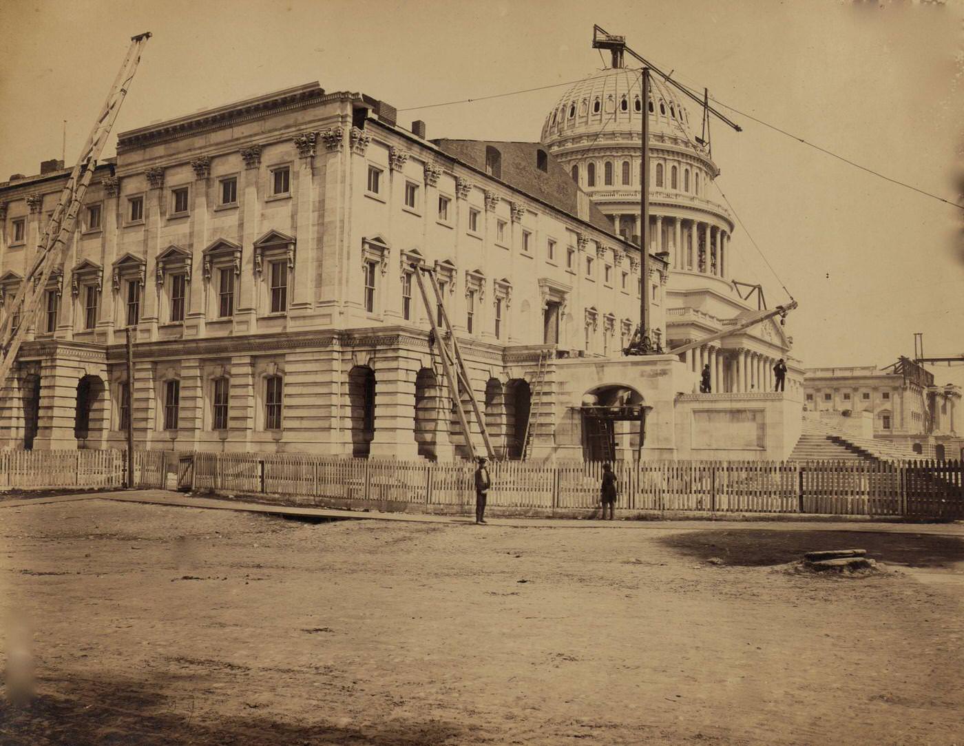 Capitol, Washington, D.C., south-east view, July, 1863