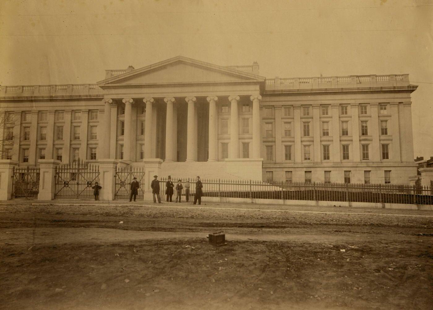 Treasury Buildings, Washington, D.C., 1863