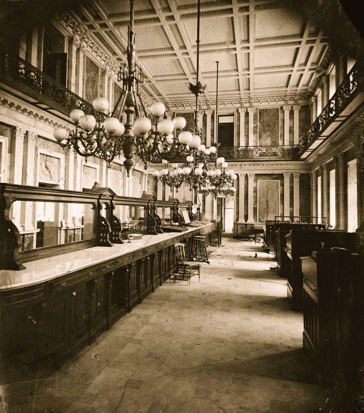 Treasury Dept. in Lincoln's time Washington, D.C., 1863