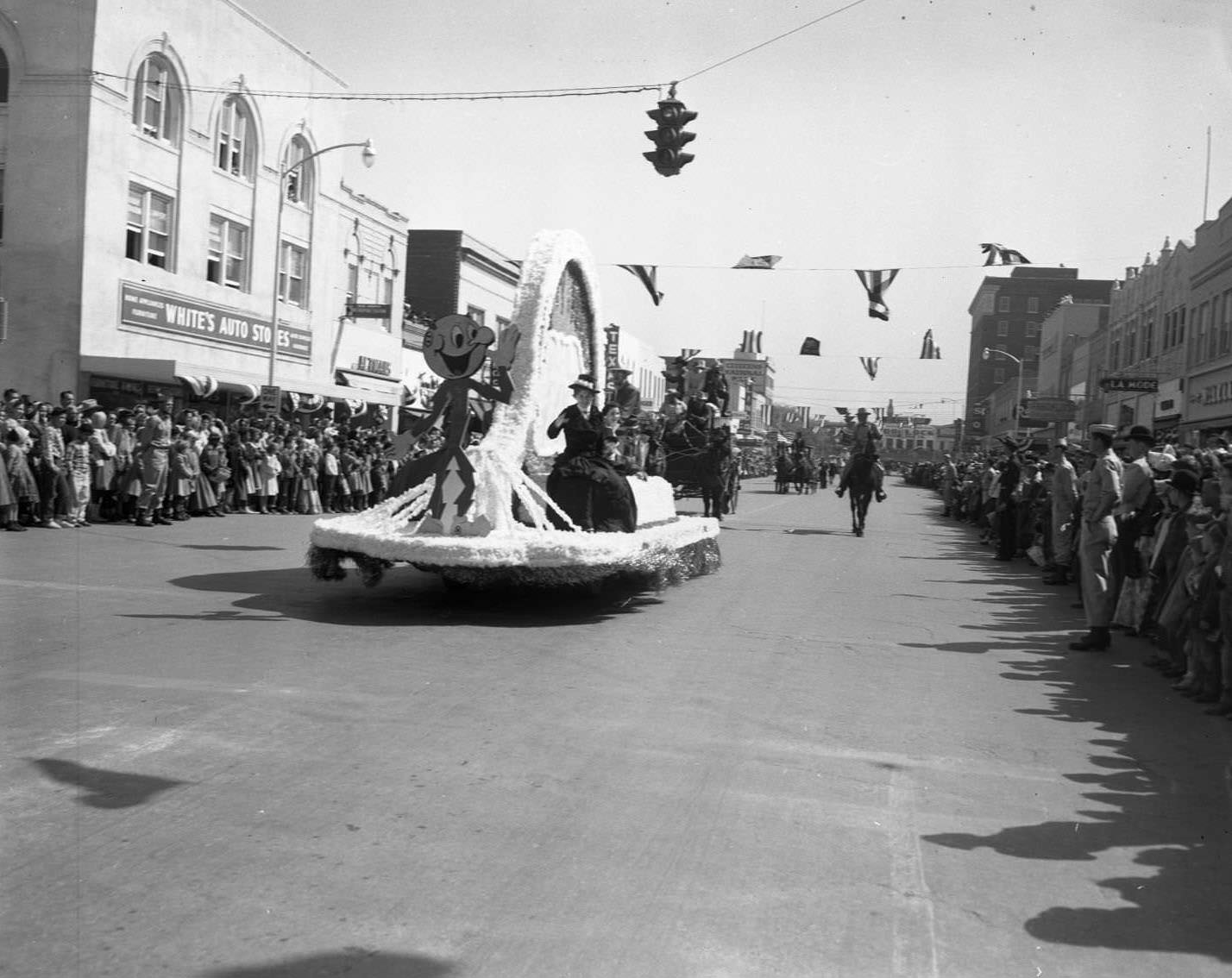 West Texas Utilities Float in Parade, 1956