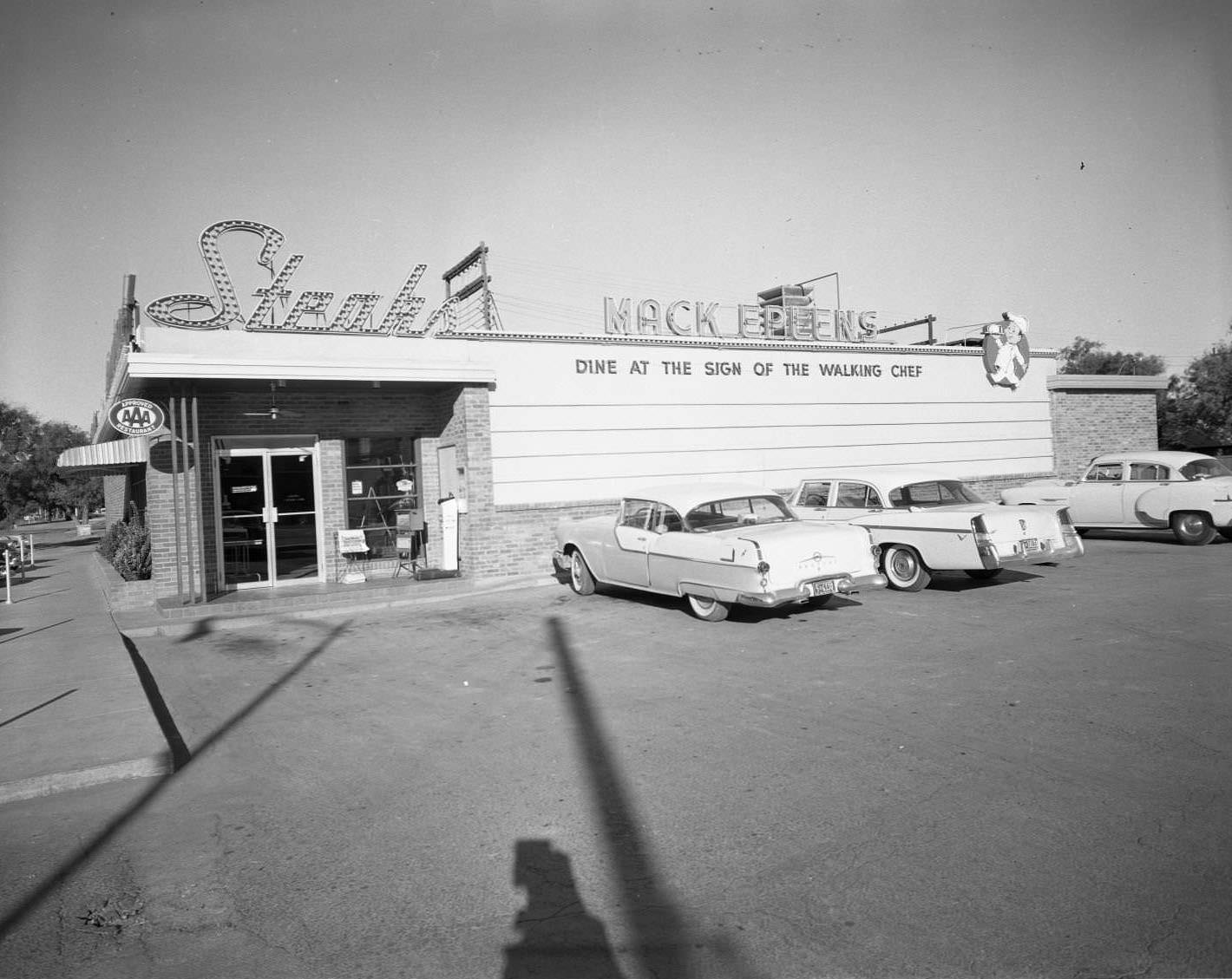 Mack Eplen's Restaurant, 1956