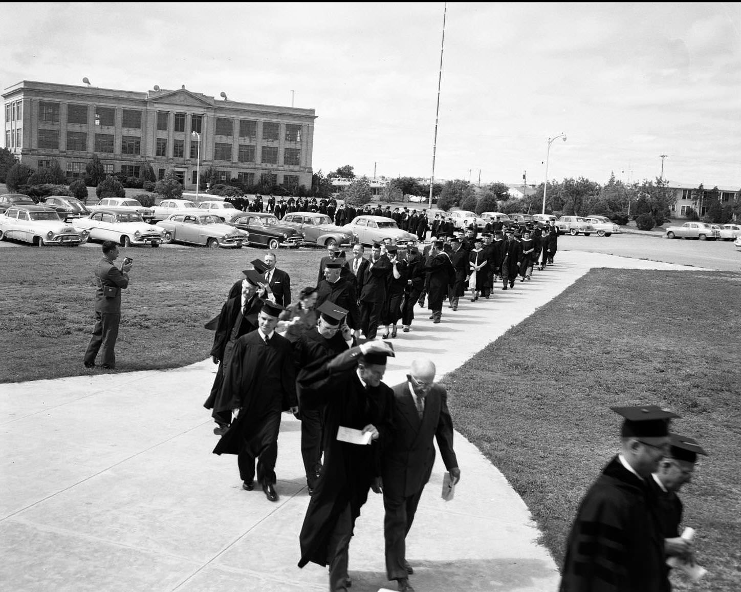 McMurry College Graduation, 1955