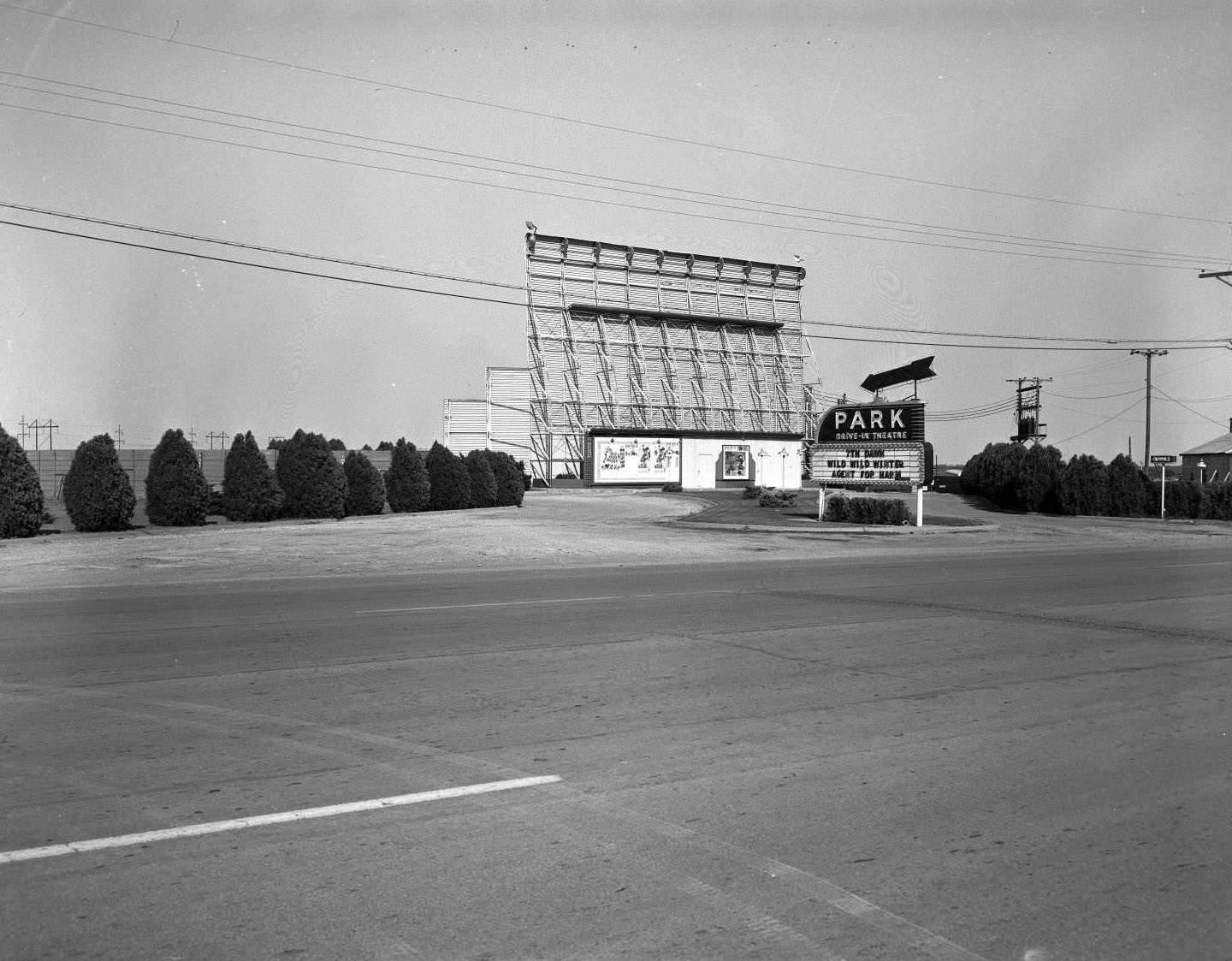 Park Drive-in Theater, 1955