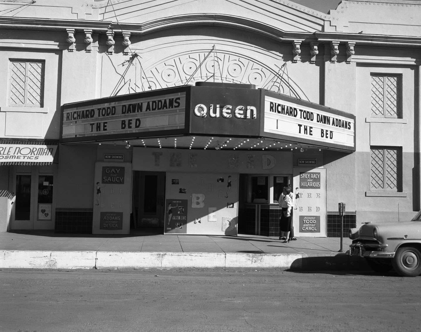 The Queen Theater in Abilene, Texas, 1956