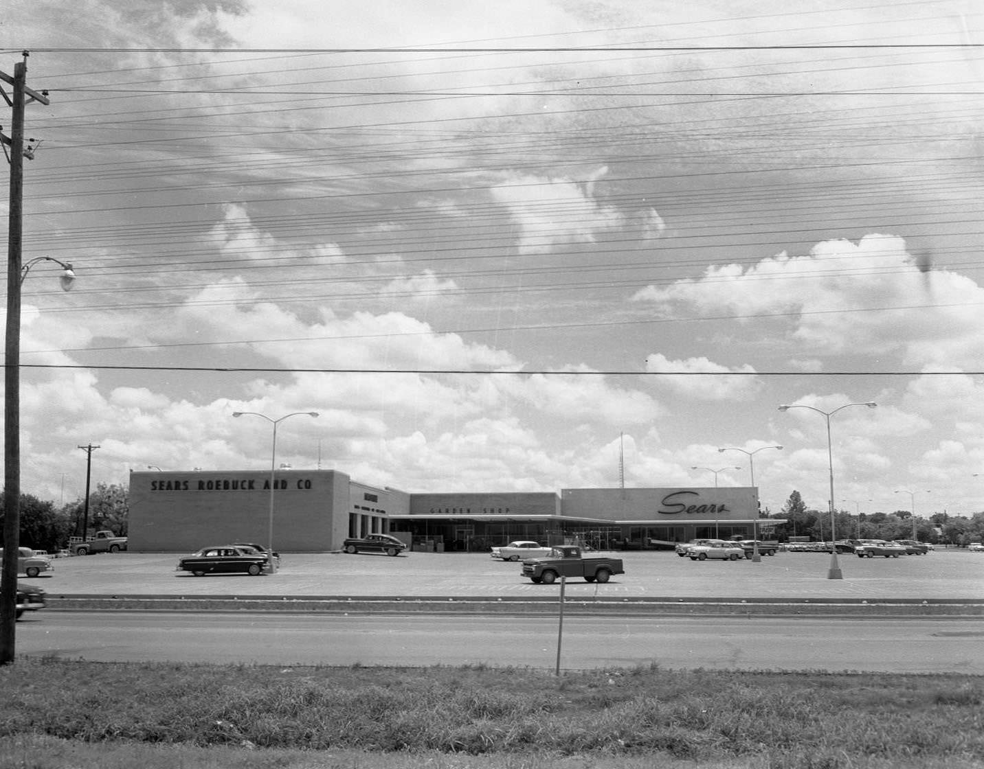 The Sears Roebuck and Co. store on Sayles and S. First Streets in Abilene, 1958