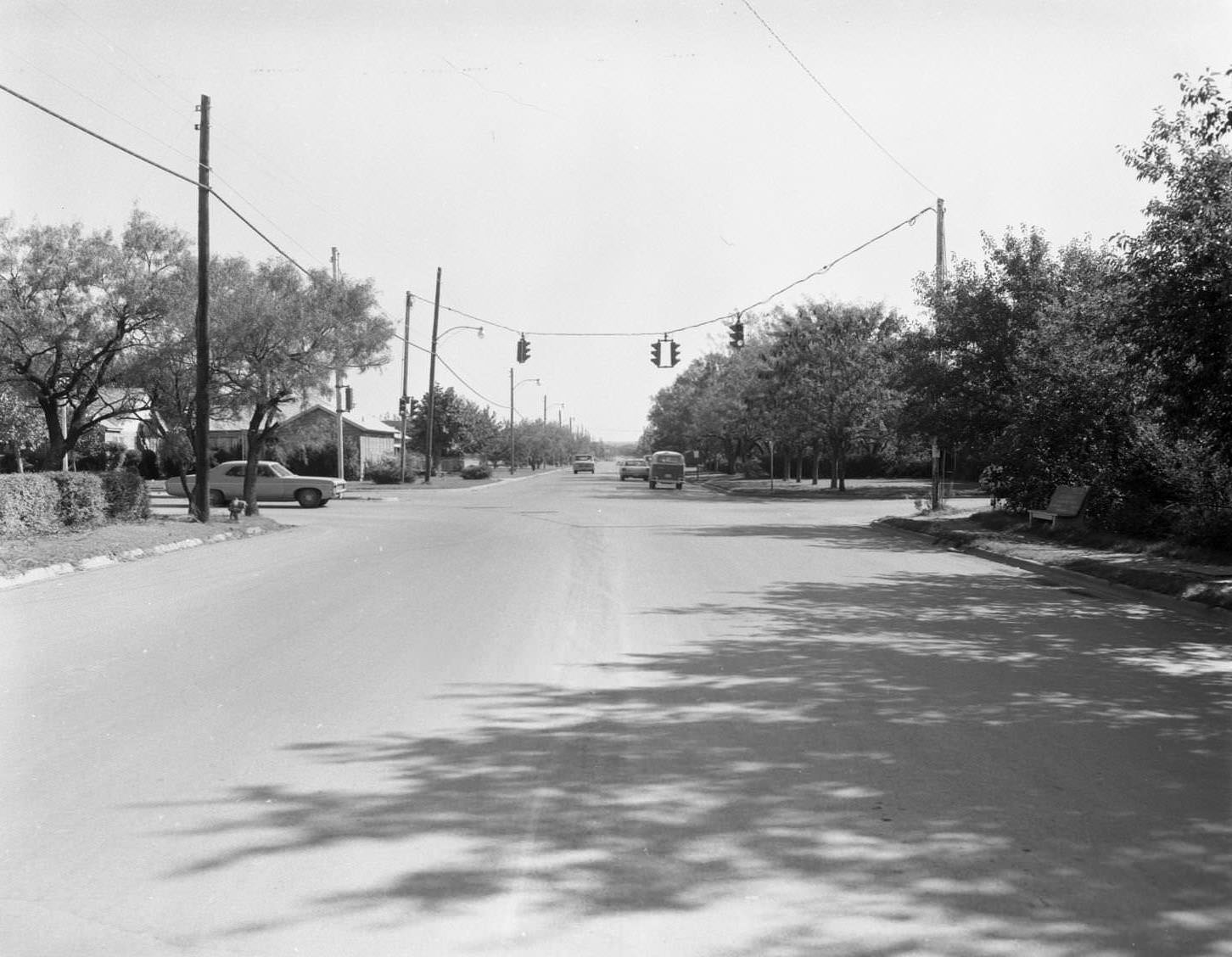 South 20th Street and Sayles Boulevard, Abilene, 1953