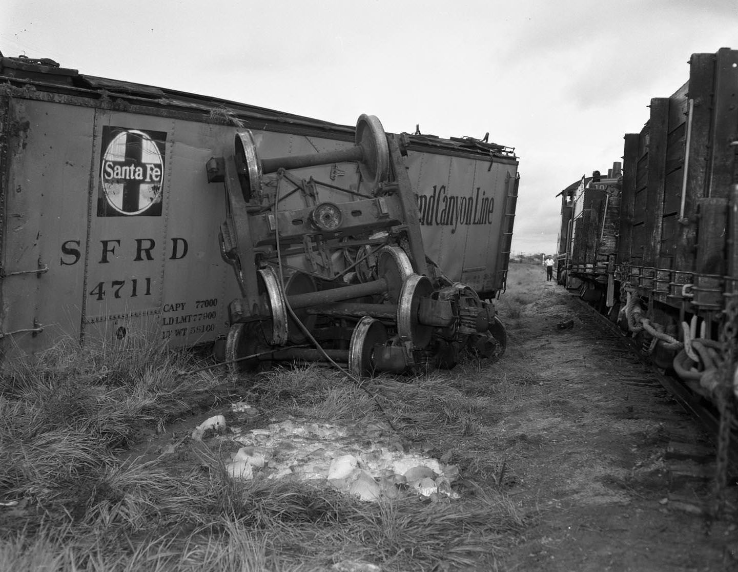 Train Wreck by Central Texas Iron Works, 1955