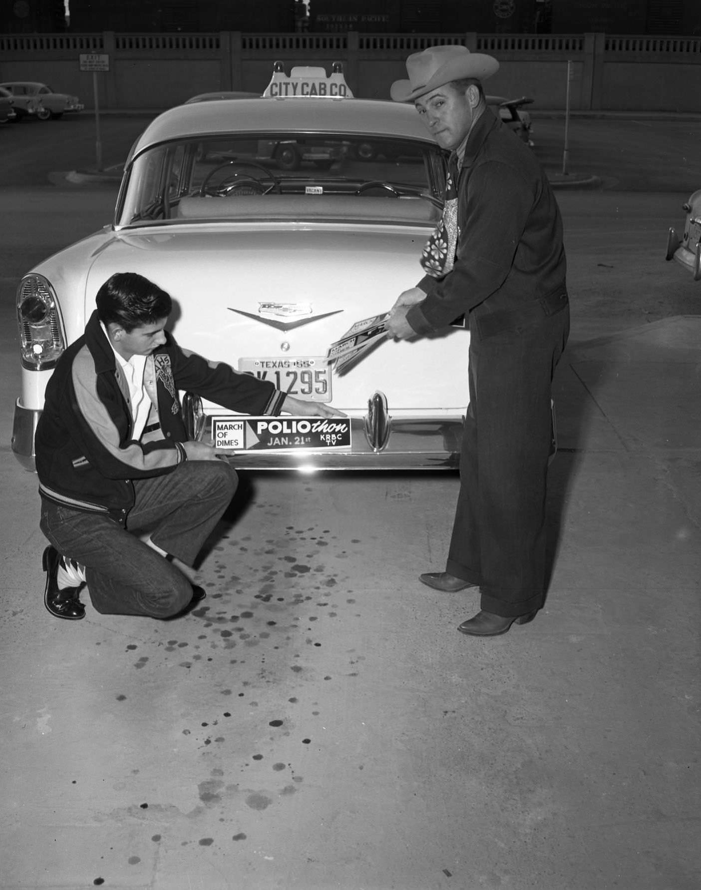 City Cab Polio Drive, 1955