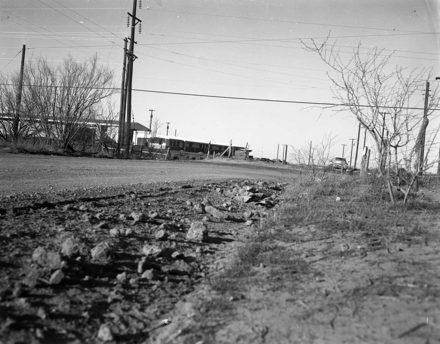 Construction of W. P. Wright Boulevard, 1955