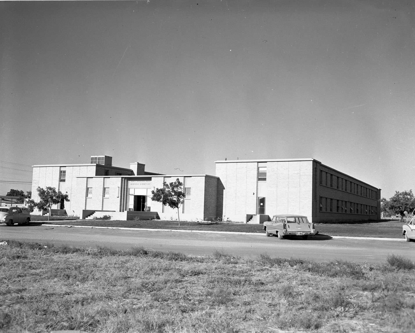 A dorm building at Abilene Christian College, 1959
