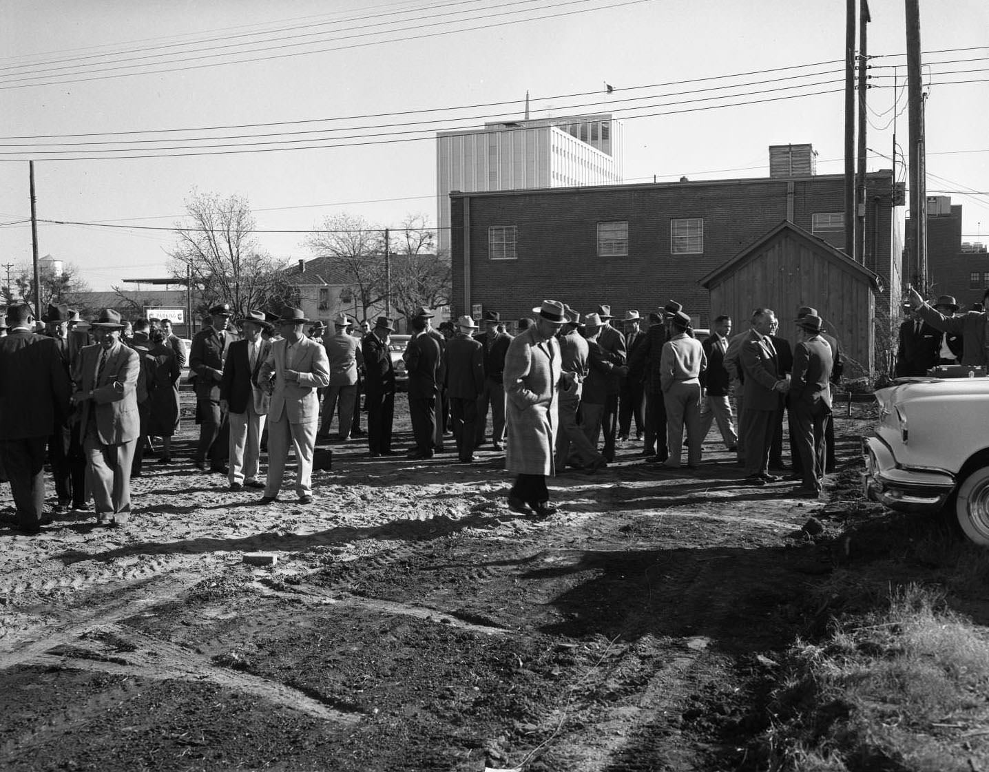 Ground Breaking - Chamber of Commerce, 1955