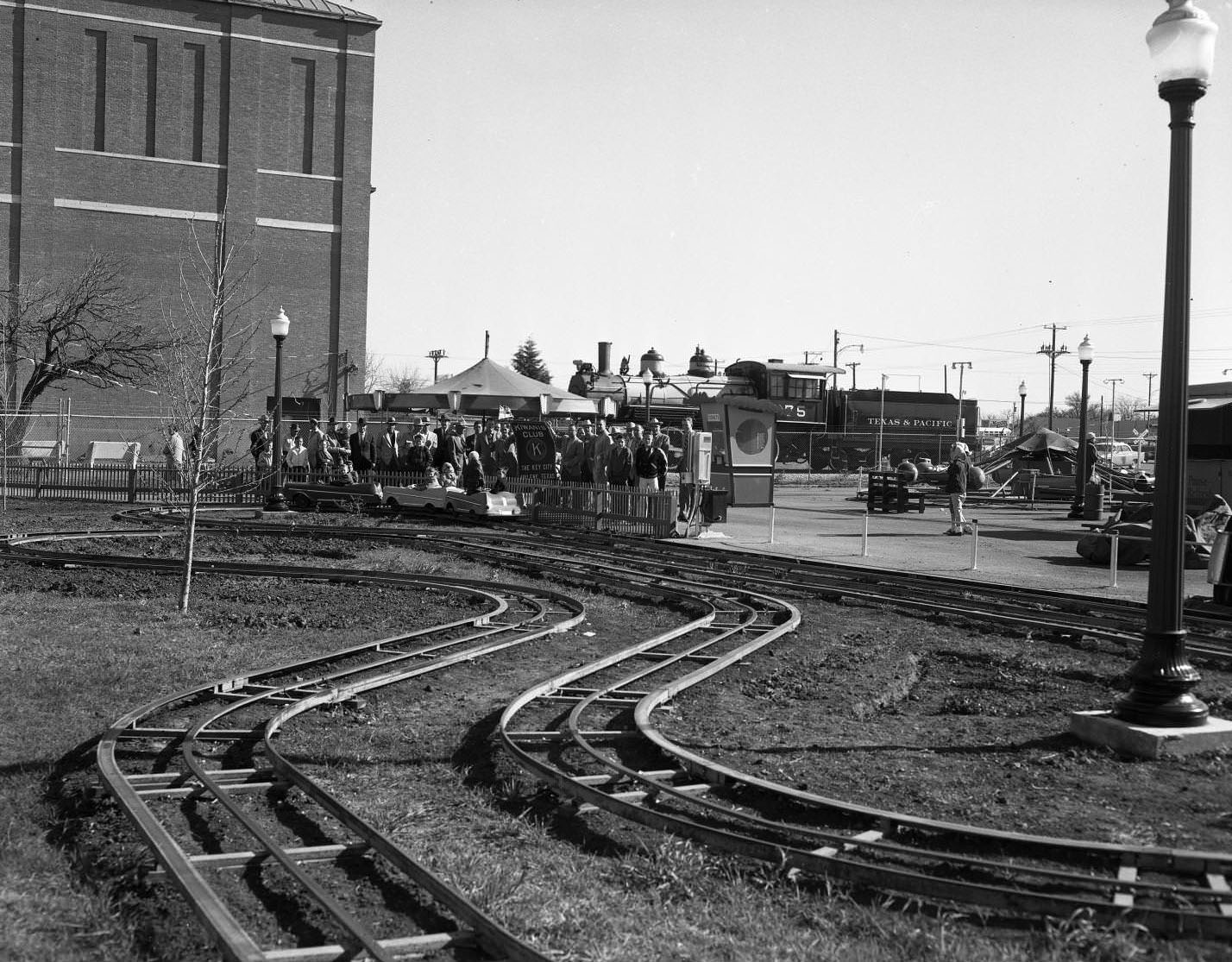 Members of the Kiwanis club at Fair Park, 1959