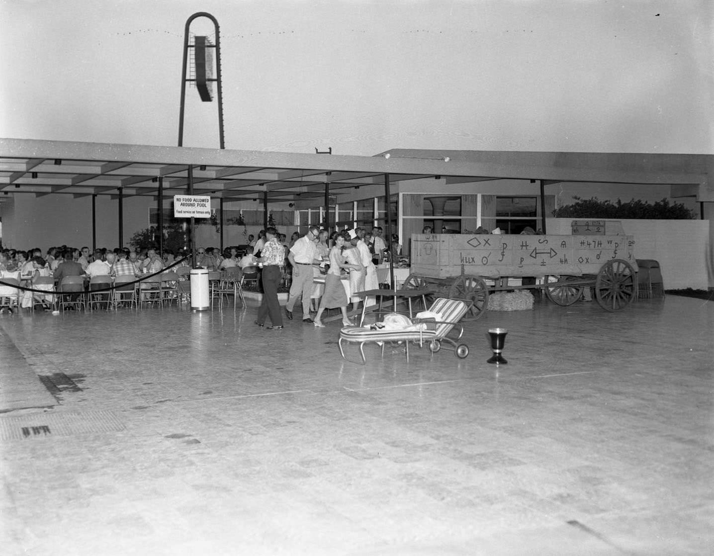 A Kiwanis Club meeting at the Sands Hotel in Abilene, 1950s