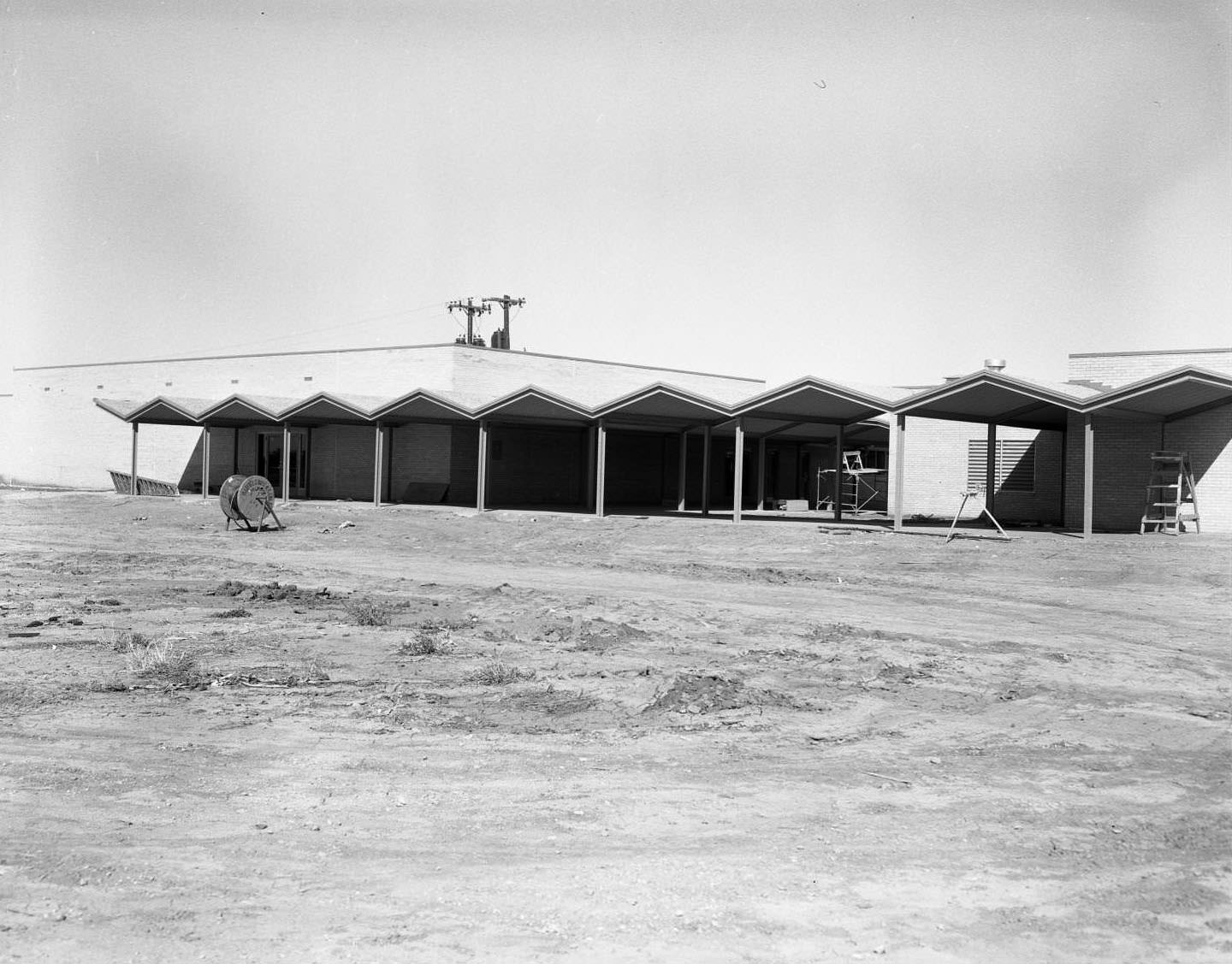 Elementary School Under Construction, 1958