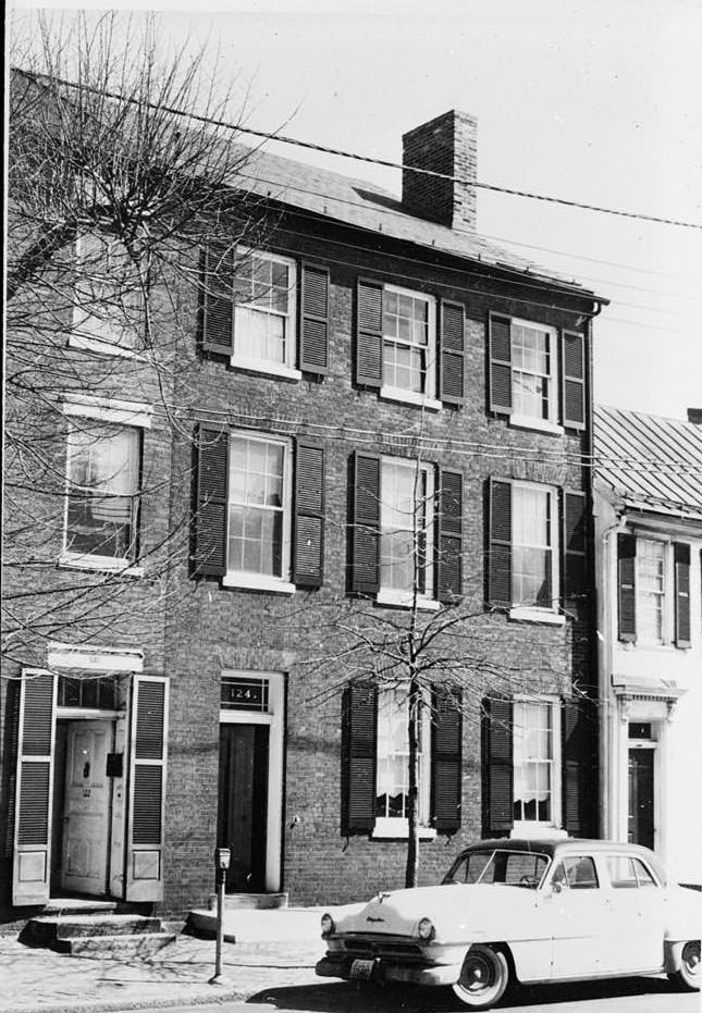 South Fairfax Street Area Survey, 109 South Fairfax Street (House), Alexandria, 1970s