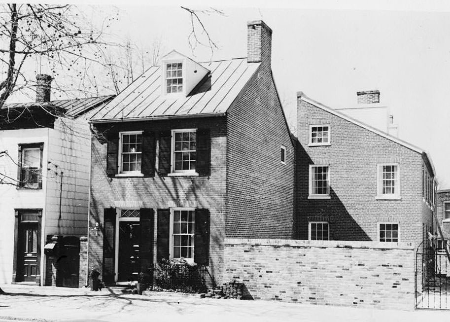 South Fairfax Street Area Survey, 405 South Fairfax Street (House), Alexandria, 1970s