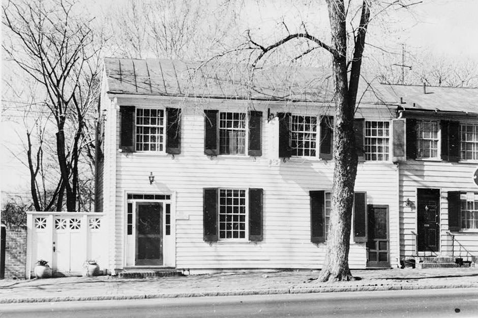 Washington Street Area Survey, 411 South Washington Street (Row House), Alexandria, 1970s