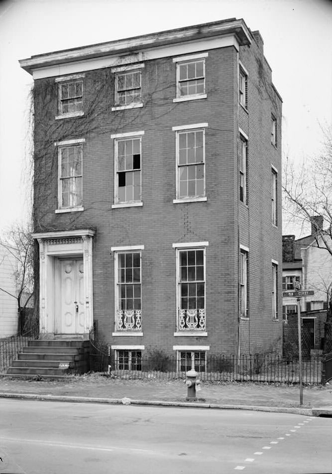 Greek Revival House, 801 Duke Street, Alexandria, 1970s