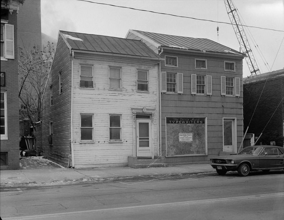 110-112 North Pitt Street (Houses), Alexandria, 1970s