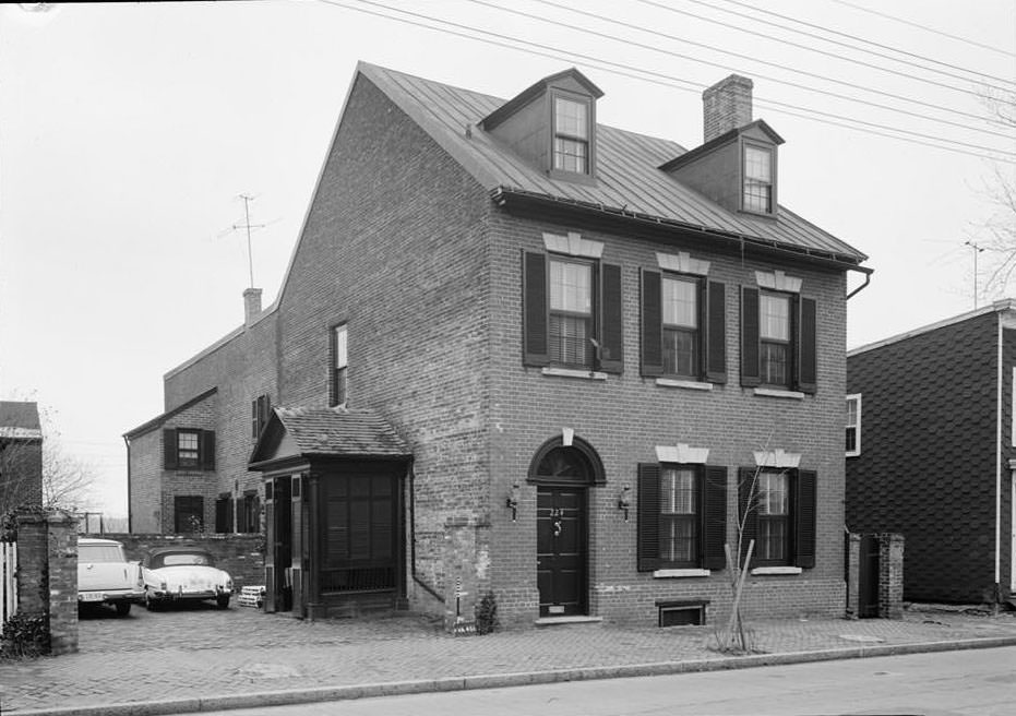 Johnston-Vowell House, 224 South Lee Street, Alexandria, 1970s