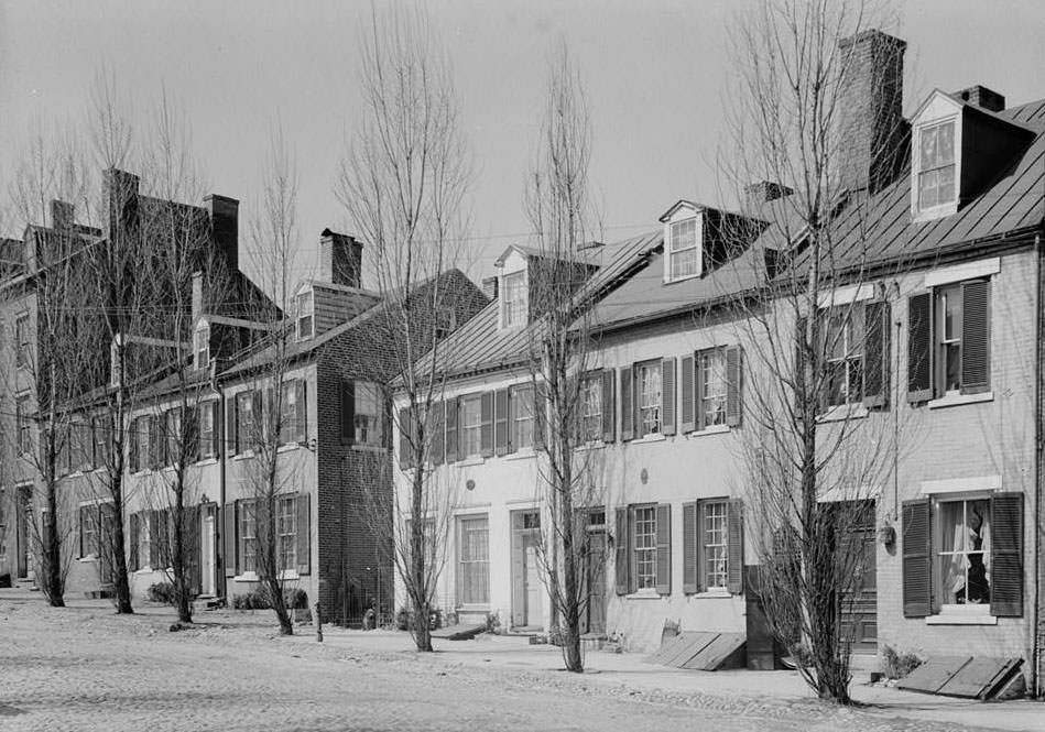 103-133 Prince Street (Row Houses), Alexandria, 1970s