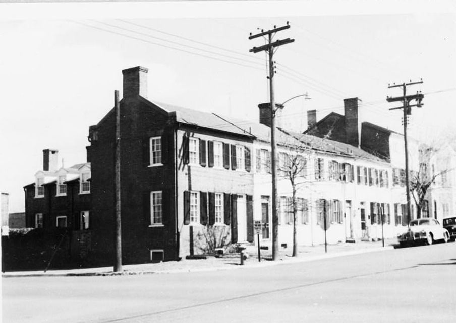 Queen Street Area Survey, 319-325 Queen Street (Row Houses), Alexandria, 1970s