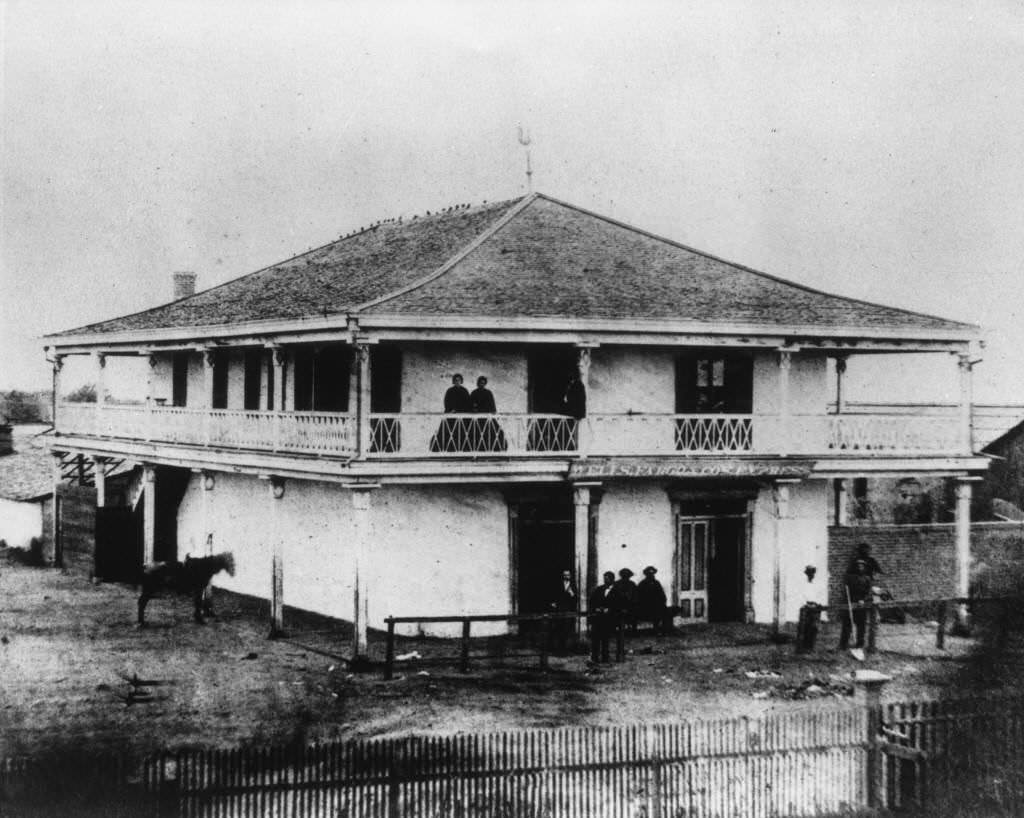 Langenberger Residence and Store, located at 124 West Center Street, Anaheim, 1858