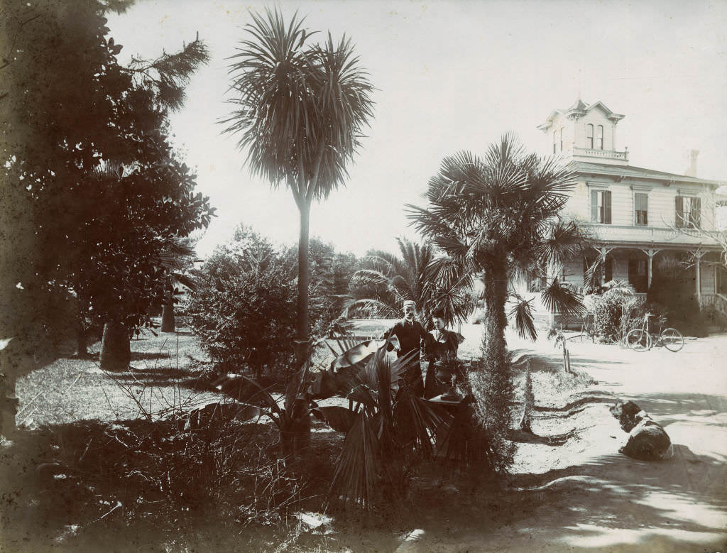Langenberger Residence and Grounds, Anaheim, 1898