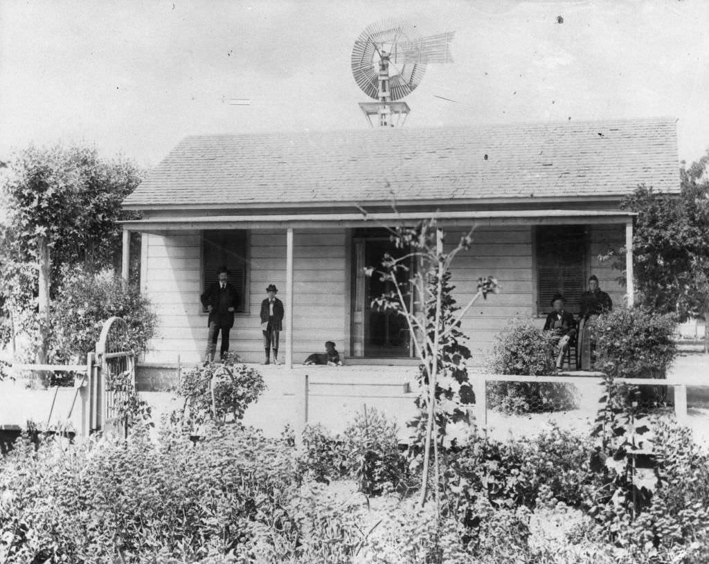 Carl August Lorenz residence, located at 507 South Lemon Street, Anaheim, 1870