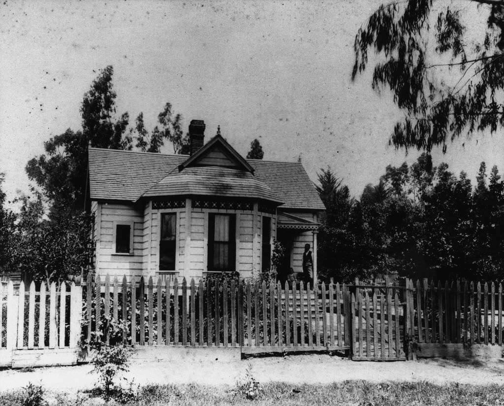 Charles and Pauline Stechert Residence, Anaheim, 1895