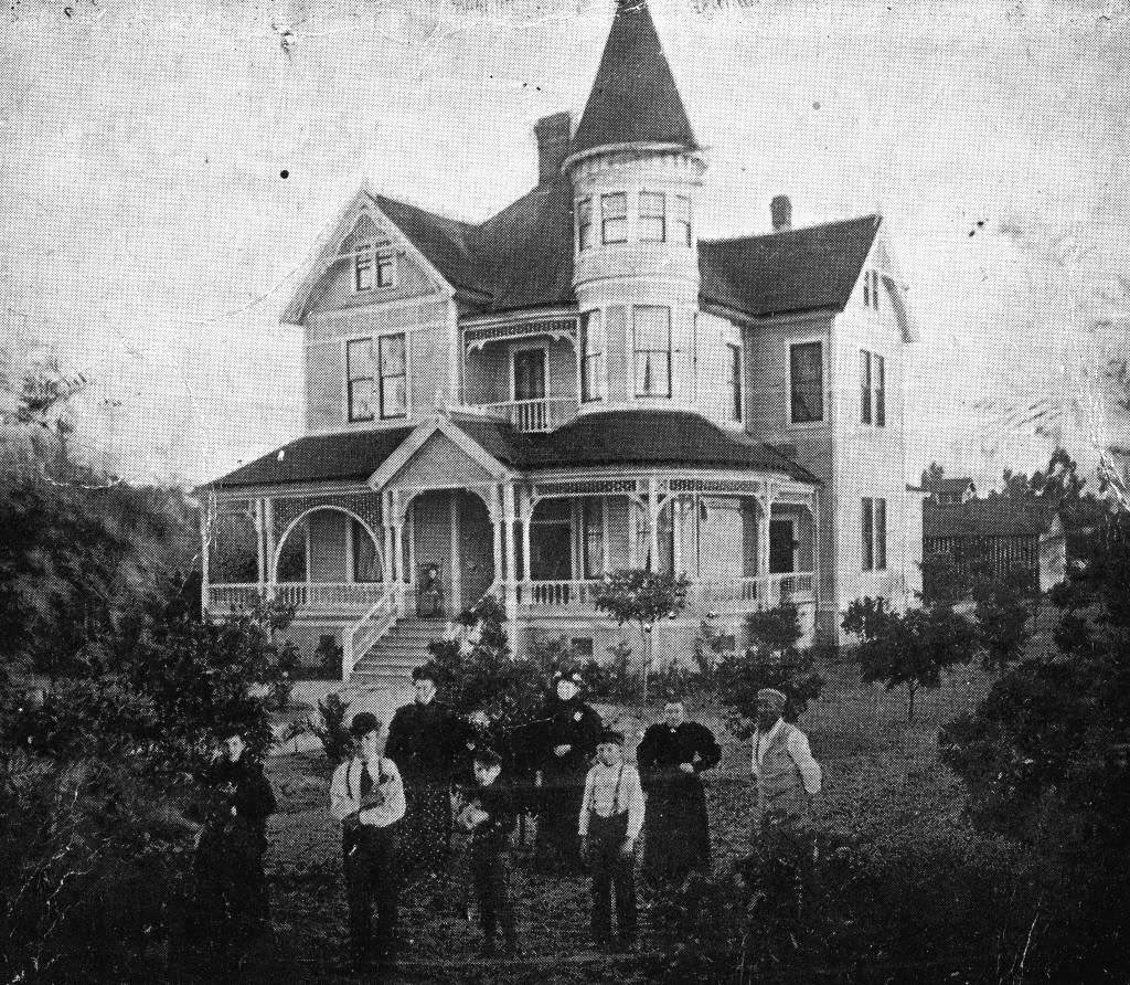 Residence of John G. Woelke, Anaheim, 1894