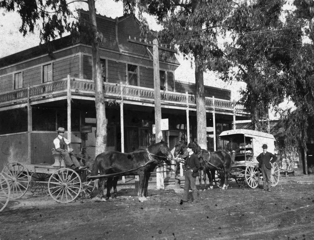 Whitaker's Grocery Store, Buena Park, 1893