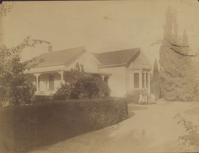 Original Sheldon Littlefield Home, Anaheim, 1890