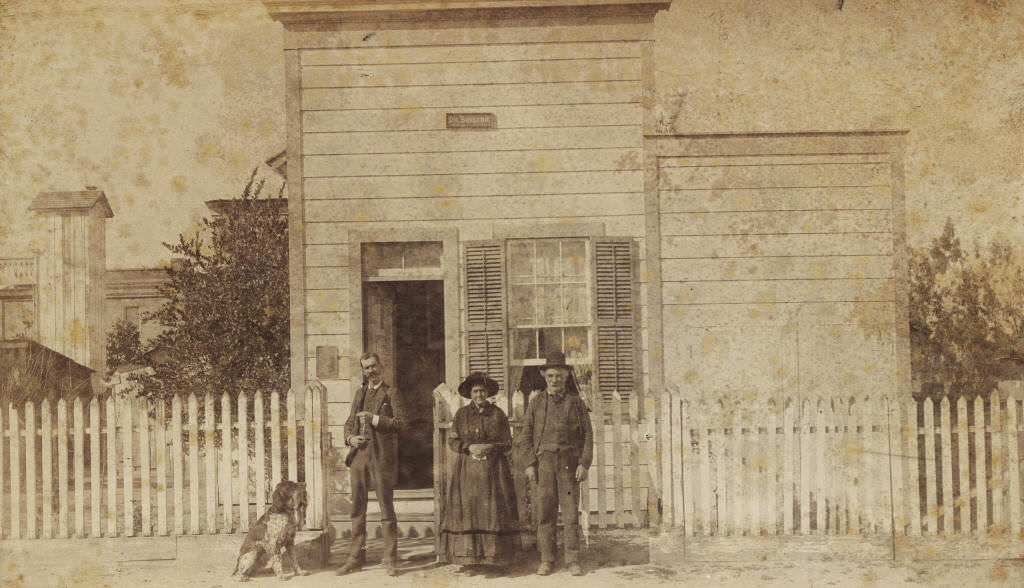 Dr. James H. Bullard's Office, Anaheim, 1885