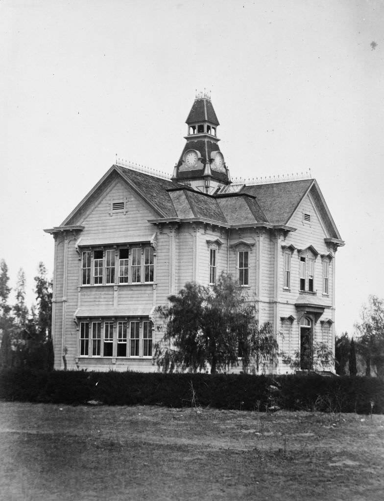 Central School, located at 231 East Chartres Street, Anaheim, 1880