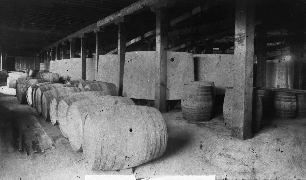 Dreyfus Winery, Interior, Anaheim, 1885