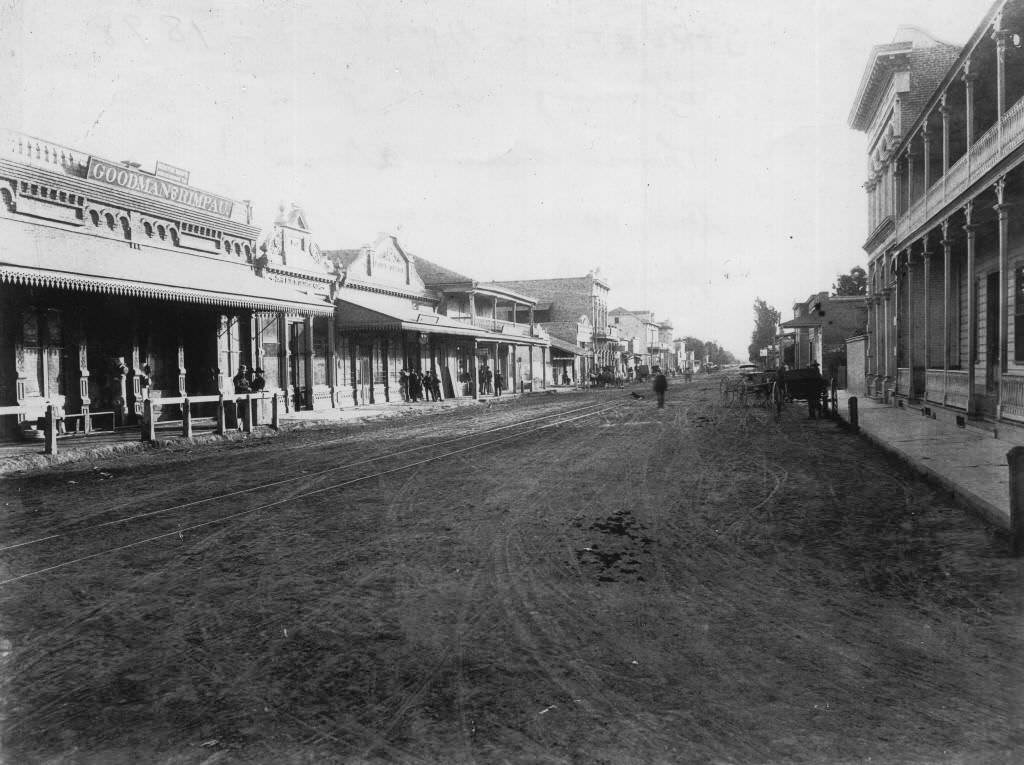 Center Street, Anaheim, 1890