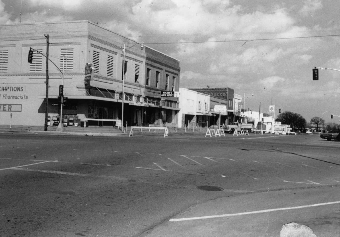 Downtown Arlington Ready for Demolition, 1972