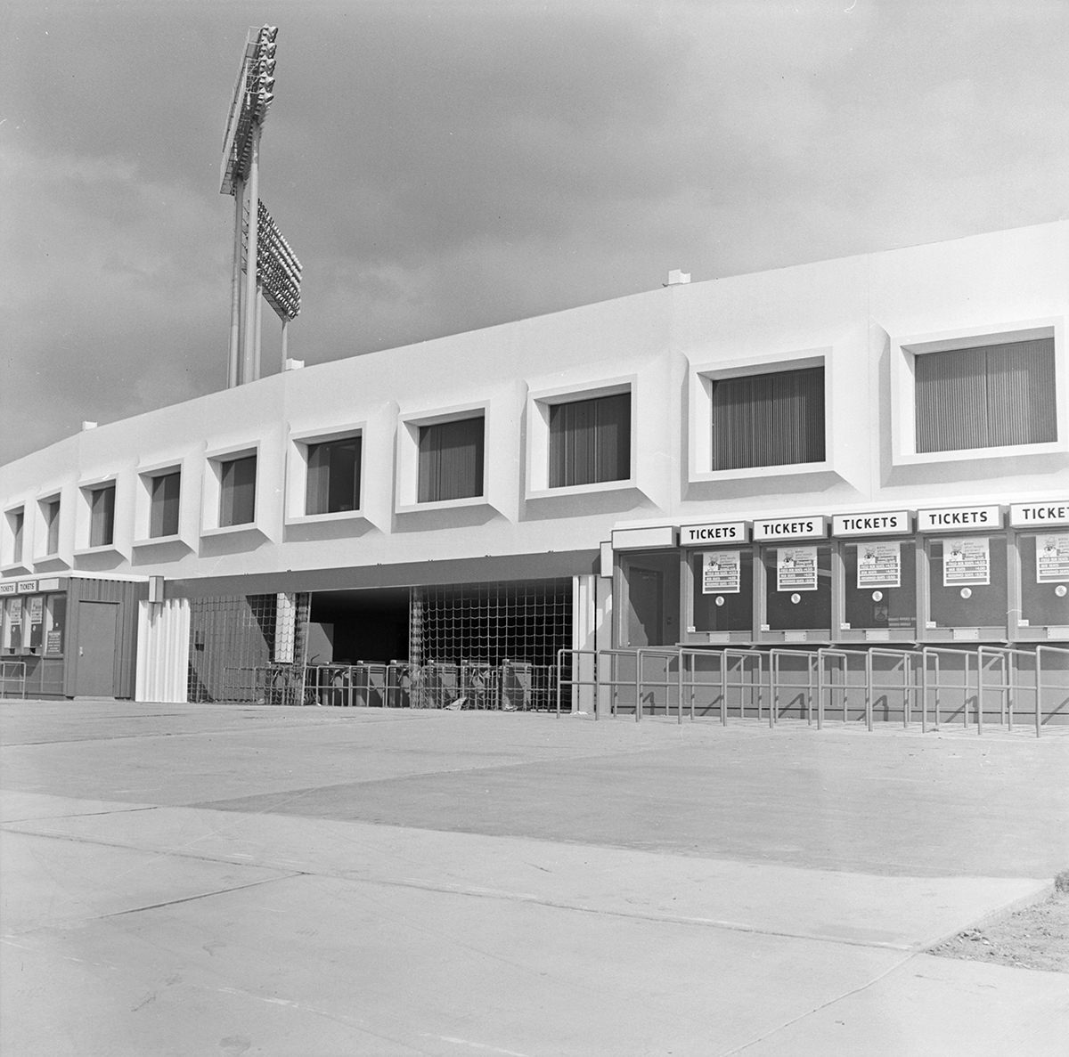 Arlington Stadium Ticket Booths, 1970