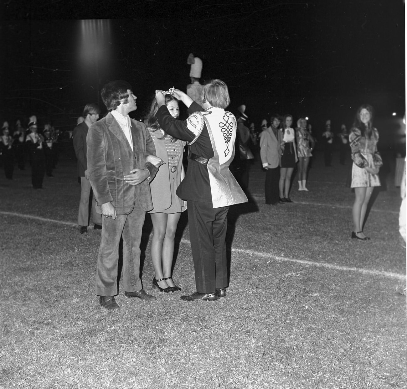 Lamar High School football homecoming game, 1971