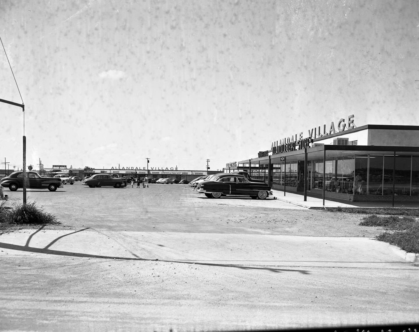 Allandale Department Store at Allandale Village, 1951